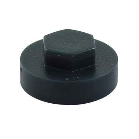 This is an image of Timco - Hex Head Cover Caps - Anthracite 16mm - (1000 PCS Bag) 16RAL7016CAP