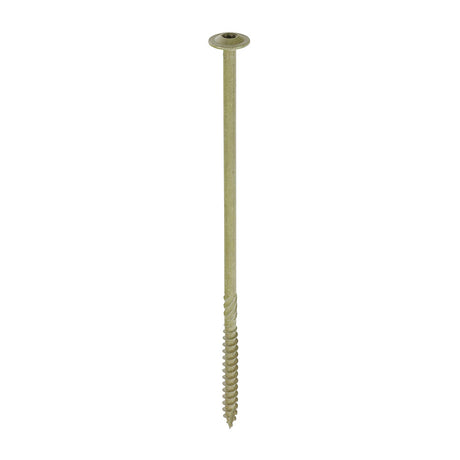 This is an image of Timco - Timber Screws - TX - Wafer - Exterior - Green 6.7 x 175mm - (4 PCS TIMpac) 175INDEXWP