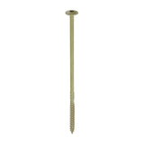 This is an image of Timco - Timber Frame Construction & Landscaping Screws - Wafer - Exterior - Green Organic 6.7 x 175mm - (50 PCS Box) 175INW
