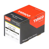 This is an image of Timco - Element Screws - Shallow Pan Countersunk - PH - Self-Tapping Thread - AB Point - Yellow 4.8 x 55mm - (200 PCS Box) 191Y