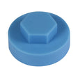 This is an image of Timco - Hex Head Cover Caps - Cornflower 19mm - (1000 PCS Bag) 1920E51CAP