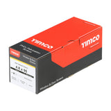 This is an image of Timco - Element Screws - Shallow Pan Countersunk - PH - Self-Tapping Thread - AB Point - Yellow 4.8 x 95mm - (200 PCS Box) 194Y