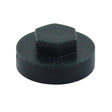 This is an image of Timco - Hex Head Cover Caps - Anthracite 19mm - (1000 PCS Bag) 19RAL7016CAP