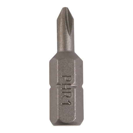 This is an image of Timco - S2 Driver Bits - PH No.1 x 25 (10 Pieces Blister Pack) 1PH25PACK