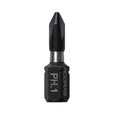 This is an image of Timco - Impact Driver Bits - PH No.1 x 25 (10 Pieces Handy Bit Pack) 1PH25X6