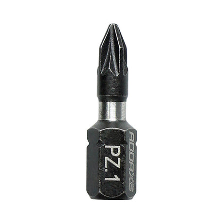 This is an image of Timco - Impact Driver Bits - PZ No.1 x 25 (10 Pieces Handy Bit Pack) 1PZ25X6