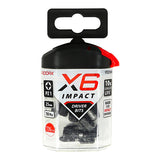 This is an image of Timco - Impact Driver Bits - PZ No.1 x 25 (10 Pieces Handy Bit Pack) 1PZ25X6