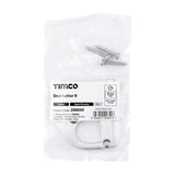 This is an image of Timco - Door Letter B - Satin Chrome 64mm (1 Each Bag) 200059