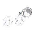 This is an image of Timco - Pair of Traditional Pattern Escutcheon - Polished Chrome 32mm (1 Pairs Bag) 200061