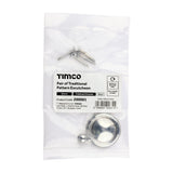 This is an image of Timco - Pair of Traditional Pattern Escutcheon - Polished Chrome 32mm (1 Pairs Bag) 200061