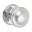 This is an image of Timco - Centre Door Knob - Polished Chrome 66mm (1 Each TIMbag) 200067P