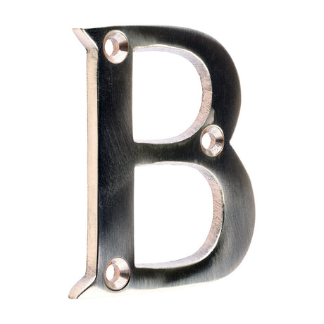 This is an image of Timco - Door Letter B - Polished Brass 64mm (1 Each Bag) 200113