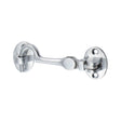 This is an image of Timco - Cabin Hook - Satin Chrome 75mm (1 Each Bag) 200123