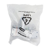 This is an image of Timco - Contractors Lever Bathroom|Privacy Handles - Satin Anodised Aluminium 154 x 40 (2 Pieces Bag) 200146BX