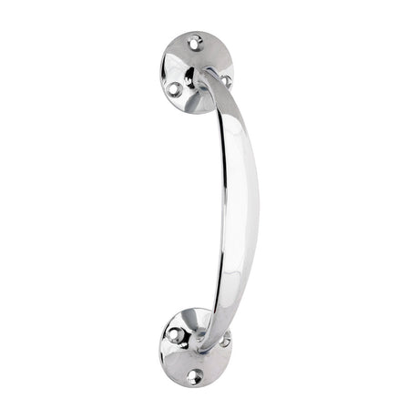 This is an image of Timco - Bow Handle - Polished Chrome 152mm (1 Each TIMpac) 200154P