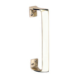 This is an image of Timco - Oval Grip Pull Handle - Polished Brass 228mm (1 Each TIMbag) 200155P