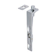 This is an image of Timco - Lever Action Flush Bolt - Polished Chrome 150 x 19mm (1 Each TIMpac) 200195P
