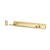 This is an image of Timco - Necked Barrel Bolt - Polished Brass 150 x 25mm (1 Each TIMpac) 200200P