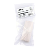 This is an image of Timco - Traditional Door Bell Push - Polished Brass 80 x 31 (1 Each Bag) 200213