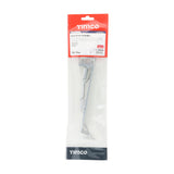 This is an image of Timco - Lever Action Flush Bolt - Satin Chrome 150 x 19mm (1 Each TIMpac) 200285P