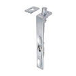 This is an image of Timco - Lever Action Flush Bolt - Satin Chrome 150 x 19mm (1 Each Bag) 200285