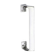 This is an image of Timco - Oval Grip Pull Handle - Satin Chrome 228mm (1 Each TIMbag) 200286P