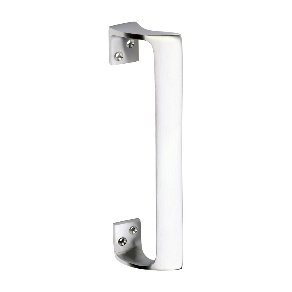 This is an image of Timco - Oval Grip Pull Handle - Satin Chrome 228mm (1 Each TIMbag) 200286P