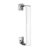 This is an image of Timco - Oval Grip Pull Handle - Satin Chrome 228mm (1 Each Bag) 200286