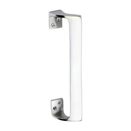 This is an image of Timco - Oval Grip Pull Handle - Satin Chrome 228mm (1 Each Bag) 200286