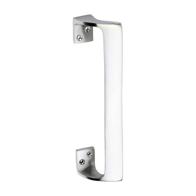 This is an image of Timco - Oval Grip Pull Handle - Satin Chrome 228mm (1 Each Bag) 200286