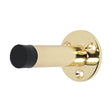 This is an image of Timco - Projection Door Stop - Polished Brass 70mm (1 Each Bag) 200302