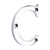 This is an image of Timco - Door Letter C - Polished Chrome 65mm (1 Each Bag) 200303