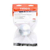 This is an image of Timco - Centre Door Knob - Satin Chrome 66mm (1 Each TIMbag) 200322P