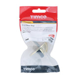 This is an image of Timco - Oval Door Stop - Polished Brass 47mm (1 Each TIMpac) 200330P