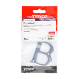 This is an image of Timco - Door Letter B - Polished Chrome 64mm (1 Each TIMpac) 200353P