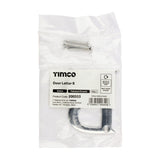 This is an image of Timco - Door Letter B - Polished Chrome 64mm (1 Each Bag) 200353