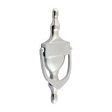 This is an image of Timco - Urn Pattern Door Knocker - Satin Chrome 166 x 60 (1 Each TIMbag) 200356P