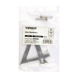 This is an image of Timco - Door Numeral 4 - Satin Chrome 75mm (1 Each Bag) 200366