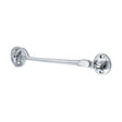 This is an image of Timco - Cabin Hook - Satin Chrome 150mm (1 Each TIMpac) 200385P