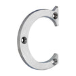 This is an image of Timco - Door Letter C - Satin Chrome 65mm (1 Each TIMpac) 200386P
