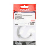 This is an image of Timco - Door Letter C - Satin Chrome 65mm (1 Each TIMpac) 200386P