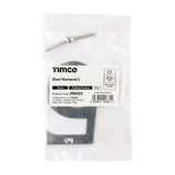 This is an image of Timco - Door Numeral 5 - Polished Chrome 75mm (1 Each Bag) 200422