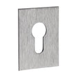 This is an image of Timco - Euro Profile Self-Adhesive Escutcheon - Oblong - Satin Stainless Steel 65 x 47 (1 Each TIMpac) 200439P