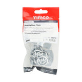 This is an image of Timco - Security Door Chain - Satin Chrome 44mm (1 Each TIMpac) 200471P