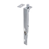 This is an image of Timco - Lever Action Flush Bolt - Polished Chrome 200 x 19mm (1 Each TIMpac) 200477P