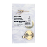 This is an image of Timco - Pair of Traditional Pattern Escutcheon - Polished Brass 32mm (1 Pairs Bag) 200484