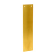 This is an image of Timco - Finger Plate - Polished Brass 305 x 76 (1 Each Bag) 200488