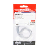 This is an image of Timco - Door Numeral 6 - Satin Chrome 75mm (1 Each TIMpac) 200504P