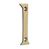 This is an image of Timco - Door Numeral 1 - Polished Brass 75mm (1 Each TIMpac) 200535P