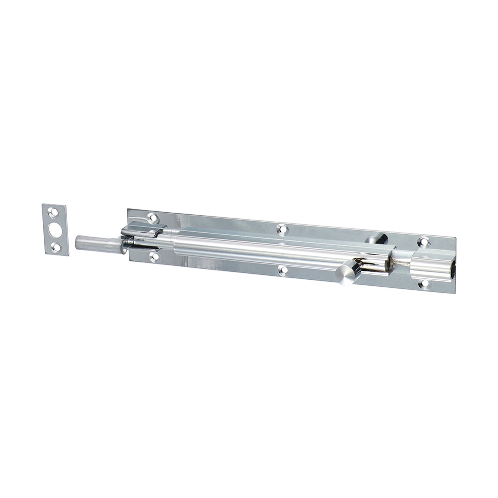 This is an image of Timco - Necked Barrel Bolt - Polished Chrome 150 x 25mm (1 Each Bag) 200555